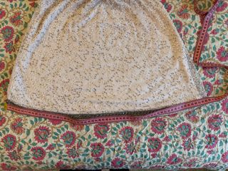 Minifalda Zara pedrería rosa Talla S