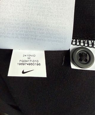 Polo Nike manga larga negro