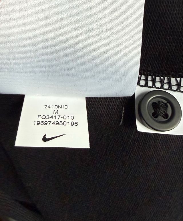 Polo Nike manga larga negro