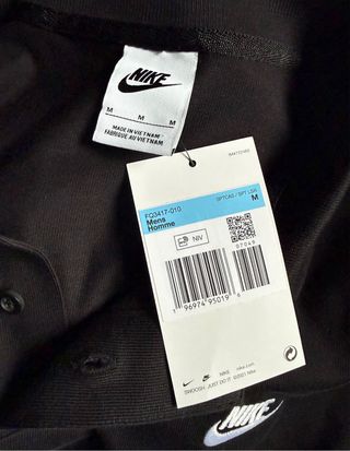 Polo Nike manga larga negro