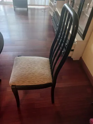 Mesa redonda extensible madera