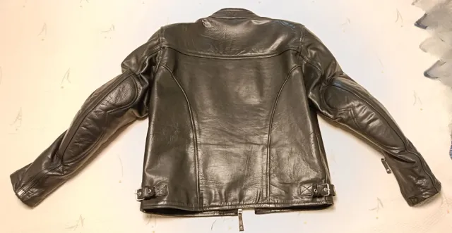 Chaqueta de cuero para moto talla L.