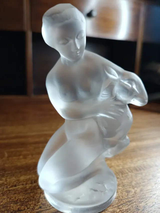 Lalique Diana y el cervatillo