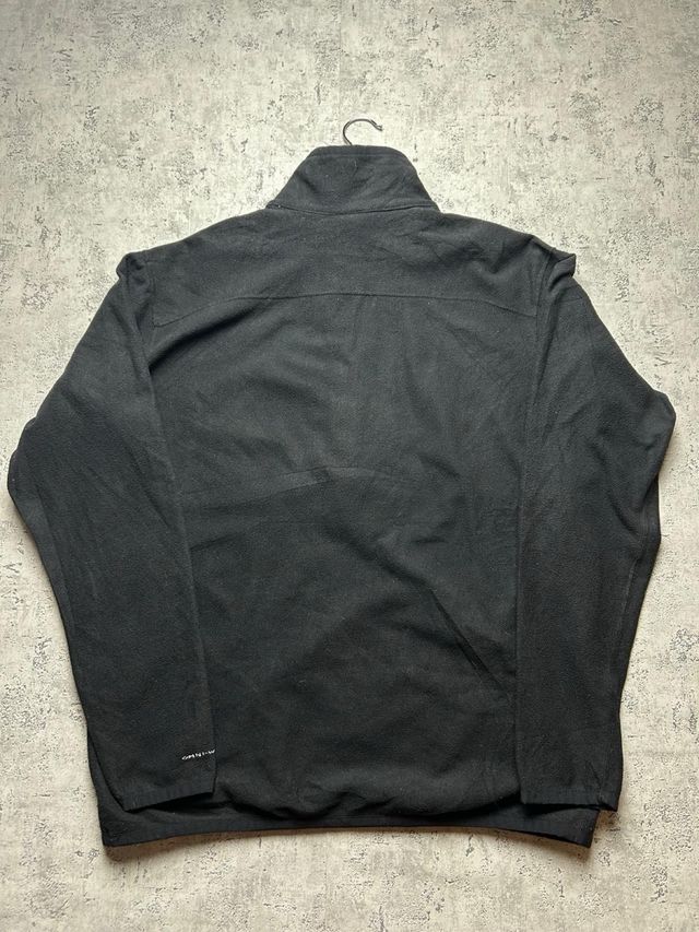 Columbia Black Half-Zip Fleece Pullover - Vintage