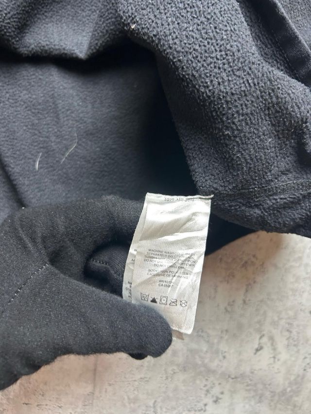 Columbia Black Half-Zip Fleece Pullover - Vintage