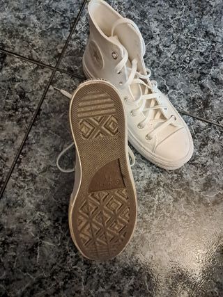 Bambas Converse Polipiel Mujer Blancas