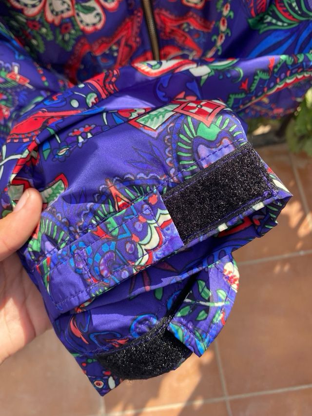 Chaqueta Desigual floral azul talla 44