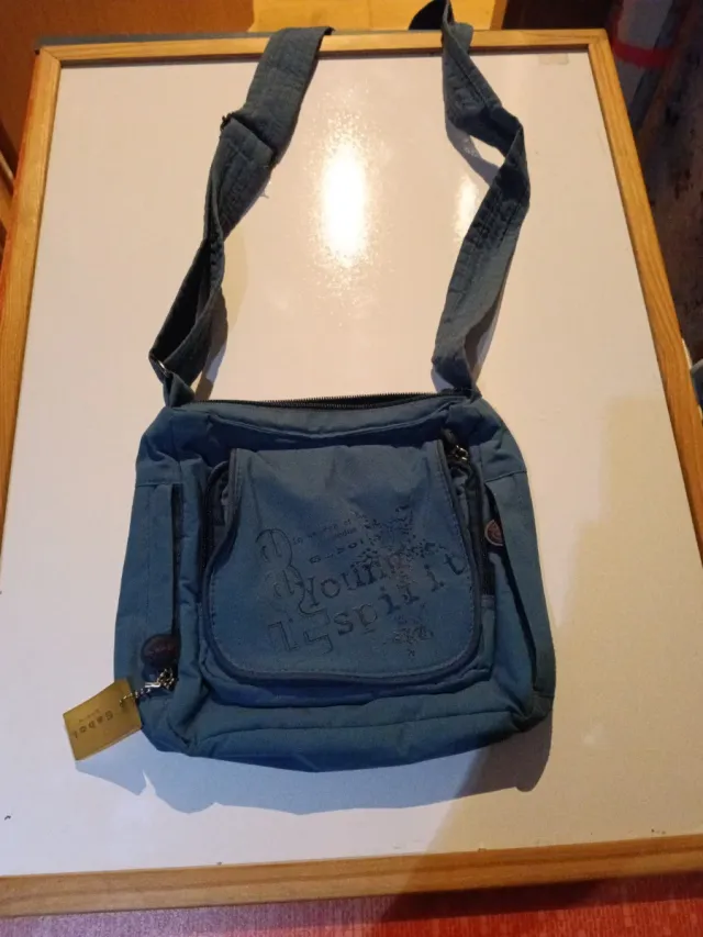 Bolso Gabol azul/verde