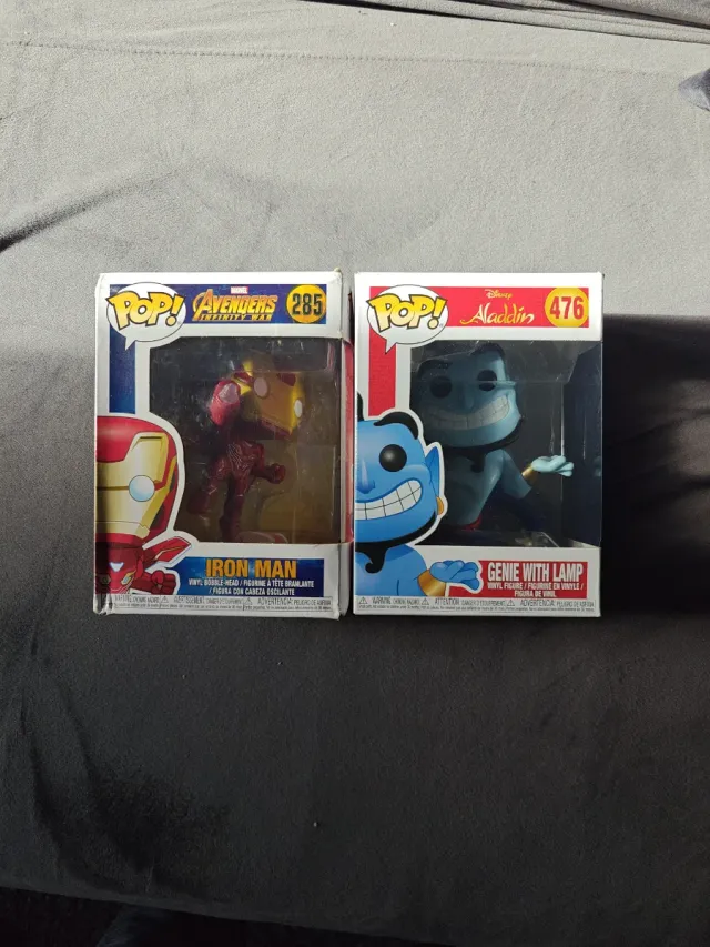 Funko Pop! Iron Man y Genie Aladdin