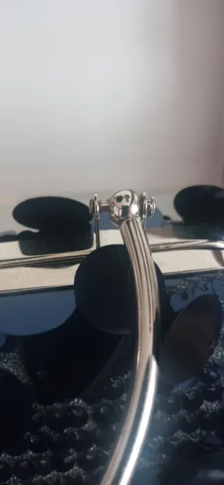 Bolso de fiesta lentejuelas azul y plata