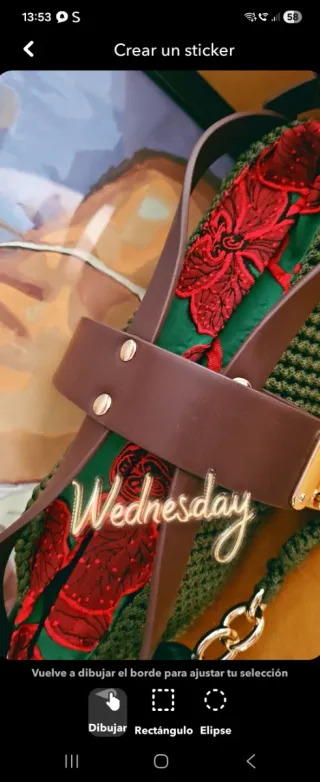 Bandolera tejida a mano - Hecha por encargo