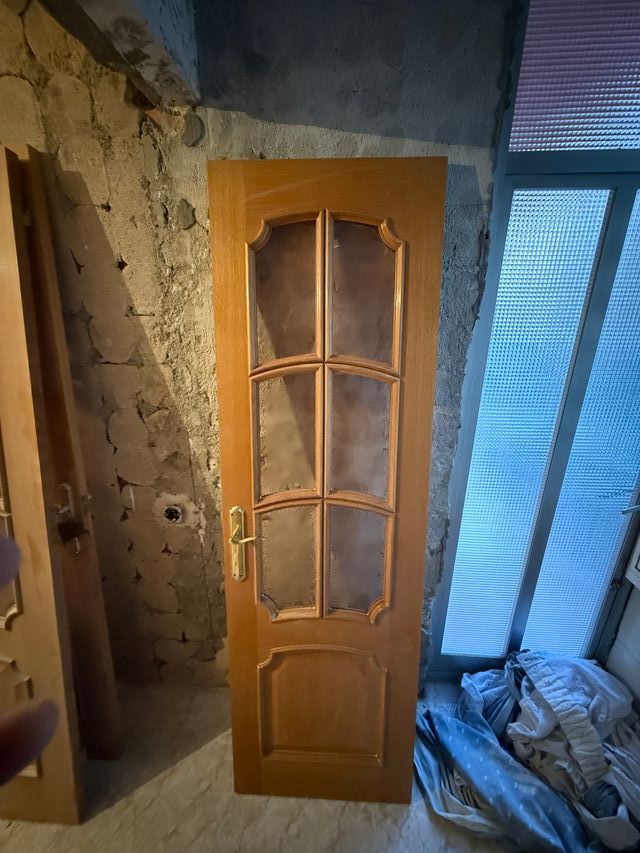 Puerta Roble Macizo Alta Calidad