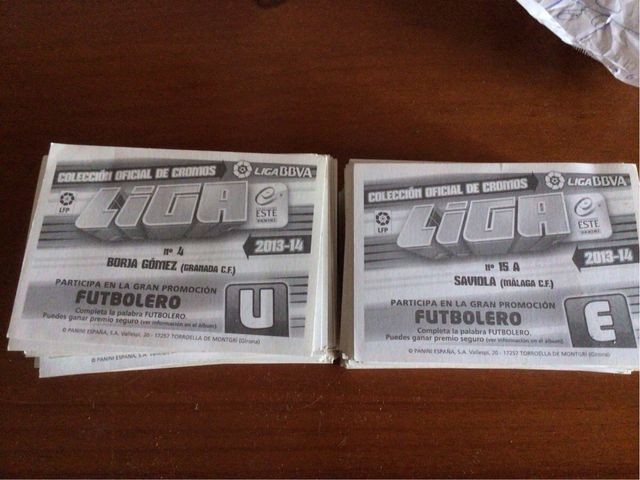 169 Cromos Liga 2014-2015