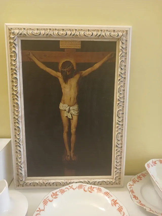 Cuadro de Jesús en madera