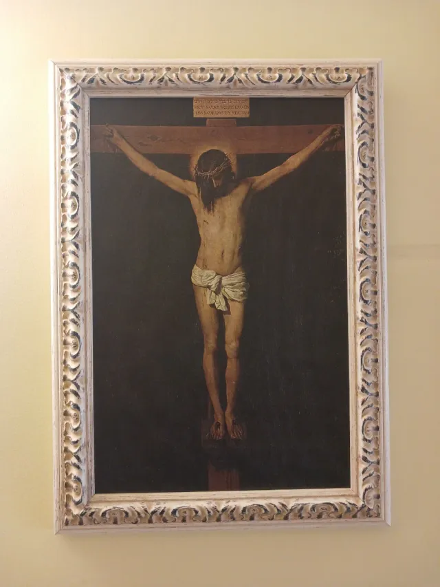 Cuadro de Jesús en madera