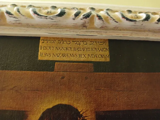 Cuadro de Jesús en madera