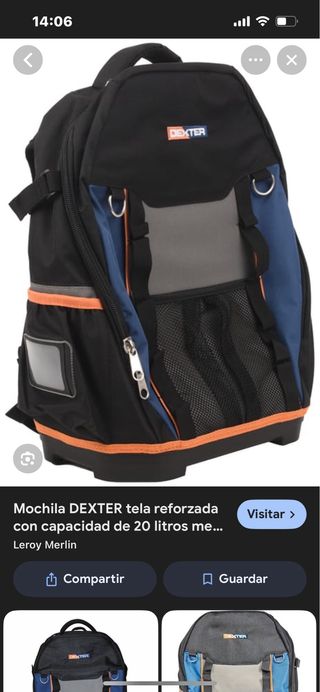 Mochila de trabajo Dexter