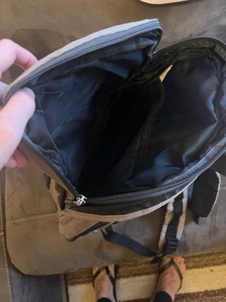 Mochila Tz beige y azul