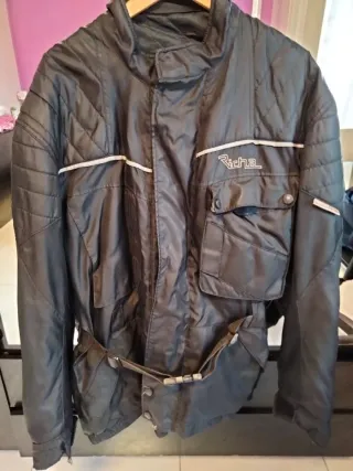 Chaqueta de moto Richa negra