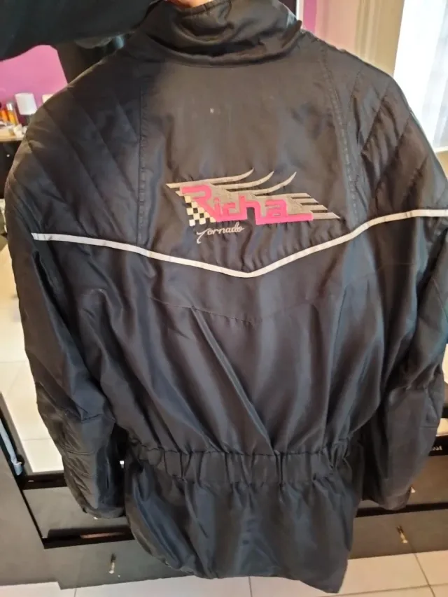 Chaqueta de moto Richa negra