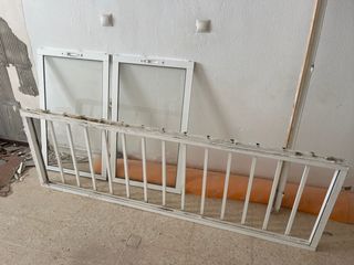 Ventana aluminio con rejas