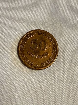 Angola Portoghese 50 centavos monete 1961