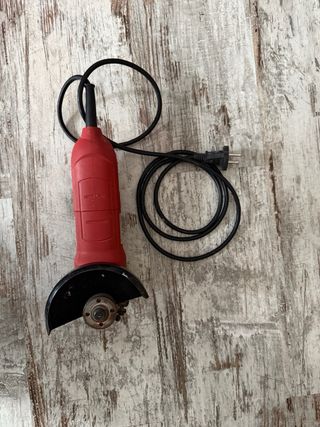Amoladora angular roja
