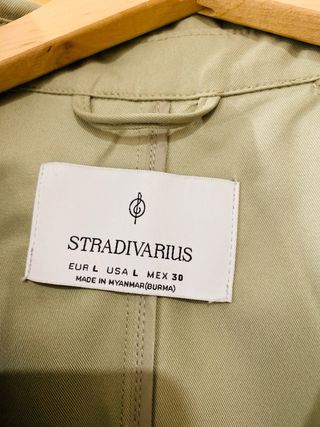 Trench Stradivarius Verde