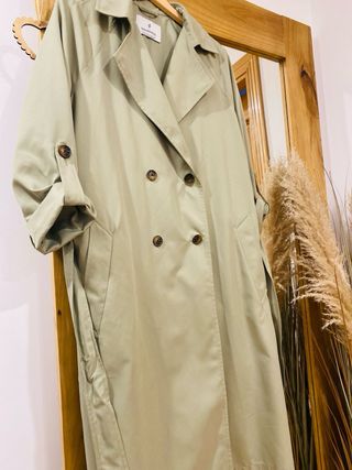 Trench Stradivarius Verde