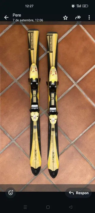 Esquís infantiles carving