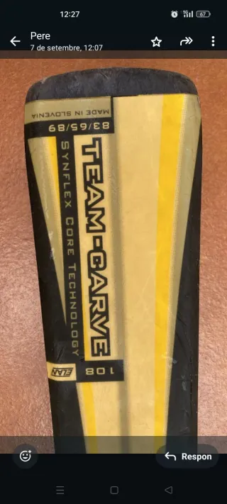 Esquís infantiles carving