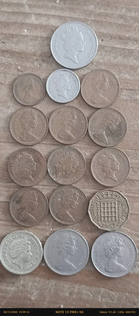 Lotto di monete da collezione