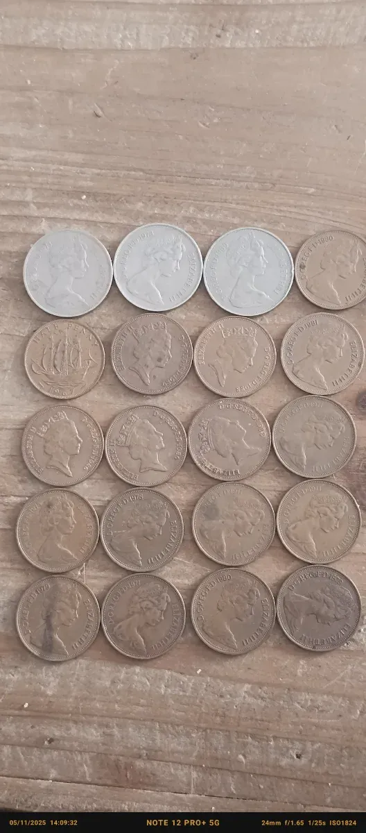 Lotto di monete da collezione