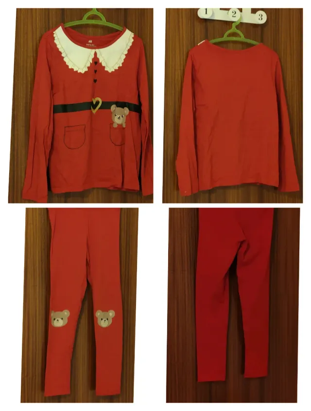 Conjunto Navideño camiseta y leggins