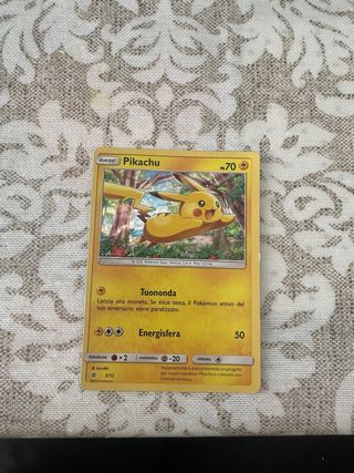 Carte Pokémon Pikachu mc Donald edition