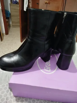 Botas negras tacón plataforma