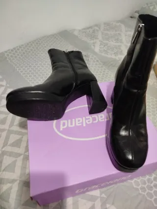 Botas negras tacón plataforma