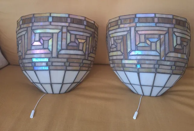 Lámparas de pared estilo Tiffany (2 unidades)