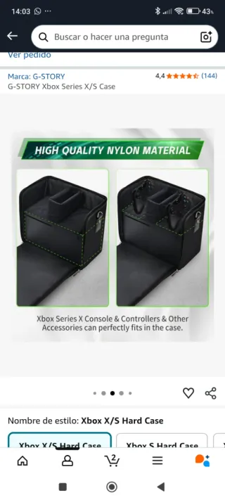 Mochila Transporte Xbox Series X/S G-STORY