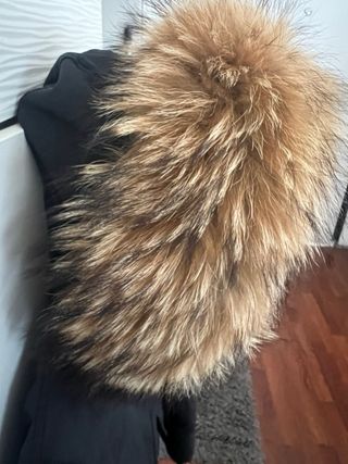 Woolrich Giubbotto Nero con Cappuccio da donna