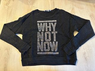 Felpa corta nera Pull&Bear taglia S – stile casual