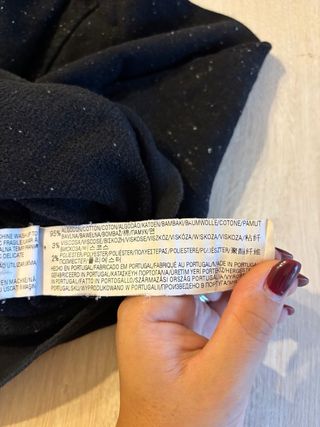 Felpa corta nera Pull&Bear taglia S – stile casual