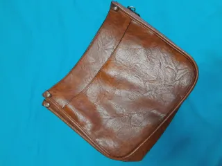 Cartera Marrón Piel Sintética