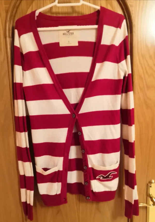 Chaqueta Hollister Rayas Talla S