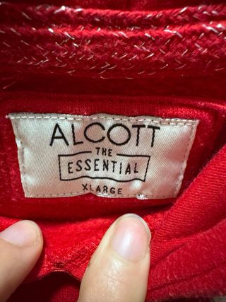 Felpa rossa con cappuccio forget about me