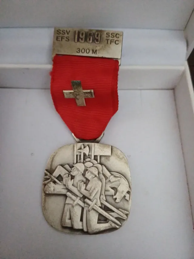 Medaglia Svizzera 1969 300 M