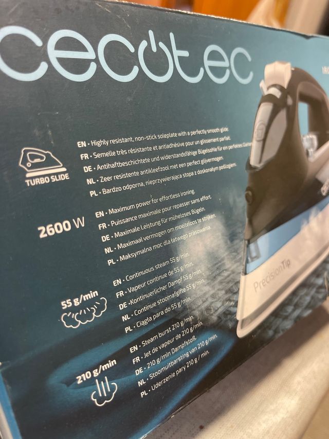 Cecotec Plancha Horizontal IronHero 2600W