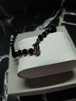 Collar Vivienne Westwood Orb Negro Plata