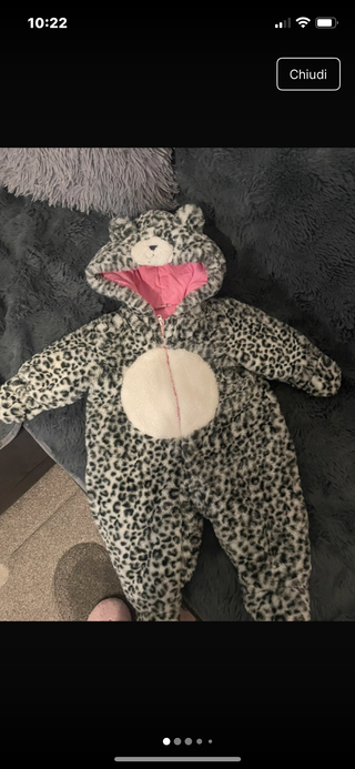 2 Tute Imbottite Bimba Orsetto