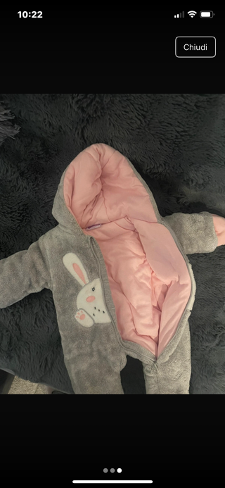 2 Tute Imbottite Bimba Orsetto